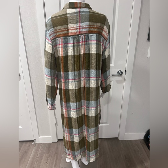 Anthropologie Pilcro Duster Top Side-Slit Shacket Women’s Medium - Picture 2 of 9